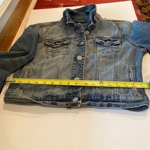 Aeropostale washed look Denim Jacket size L.  New 100% cotton.